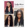 Human Braiding Hair, Boho Braids Human Hair 1 Bundle 50g 18 Inch Deep Water Wave Bulk Human Hair for Braiding No Weft 12A Brazilian Virgin Curly Human Hair Extensions for Wet and Wavy Braiding Hair