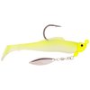 Strike King (STM14-863) Saltwater Speckled Magic Fishing Lure, 863 - Chartreuse Glow Chartreuse Head, 1/4 oz, Under-Spin Blade
