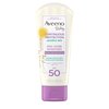 Aveeno Baby Continuous Protection Zinc Oxide Mineral Sunscreen Lotion for Sensitive Skin with Broad Spectrum SPF 50, Tear-Free, Sweat- & Water-Resistant, Travel-Size, 3 fl. Oz
