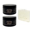 Bath & Body Works Into The Night 2 Pack Glowtion Body Butter Set with a Natural Oats Sample Soap