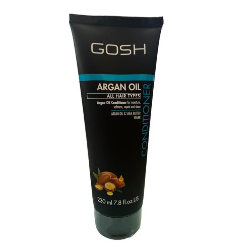 Gosh hair conditioner ARGAN OIL for all hair types 230 ml, 7.8 Fl. oz.