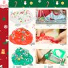 3 Pack Christmas Clear Slime Set, Christmas Slime Kids Clear Slime, Stress Reducing Toys, Party Gifts, Gifts for 6 Year Old Girls, Advent Calendar 2024, Slime for 4-6 Year Old Boys