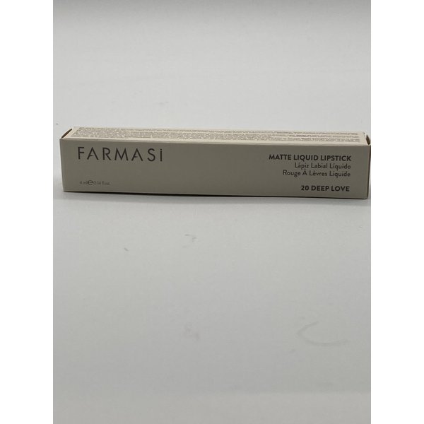 FARMASi Liquid Matte Lipstick, 20 DEEP LOVE, 4g/0.14oz - Long-Lasting, Intense Matte Finish, Highly Pigmented, Bold Color, Lightweight Formula, Non-Drying, Smudge-Proof, Full Coverage