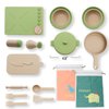 Wollibao Safe Play Kitchen for Toddlers 1-3, Toy Kitchen Sets Kids Kitchen Accessories Toddler Kitchen Tools Kids Cooking Sets Utensils Cooking Toys Set for Kids