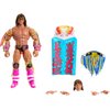Mattel WWE Ultimate Edition Action Figure & Accessories Set, Warrior 6-inch Collectible with 30 Articulation Points, Swappable Pieces & Entrance Gear