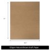 120 Pack Kraft Paper - Brown Stationery Paper- Brown Craft Paper for Arts and Craft, Drawing, D.I.Y. Projects - Letter Size Kraft Paper - Laser & Inkjet Printer Compatible - 8.5 x 11 Inches