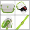 AMPOSSTO Kids Purse Small Crossbody Bag for Girls Little Girls Cute Wristlet Handbag Mini Shoulder Bag Green