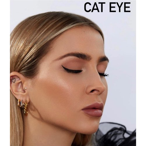 ETHEREAL BEAUTY - precise liquid Eyeliner for Cat Eye Make up - Intense Matte Black, Long-lasting, Smudge-proof, Quick-drying 0.037 fl.OZ.