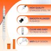 1ml/cc Syringe with Needle, 31 Gauge 5/16 Inch(8mm) Pack of 25
