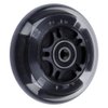 AOWISH 2-Pack Light Up Scooter Rear Wheels 80mm Flash Flashing Inline Skates Replacement Wheel with Bearings ABEC 9 for Adjustable 3-Wheel Kick Scooters (Black)