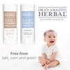 Ora's Amazing Herbal Talc-Free Grain-Free Gluten-Free Corn-Free Baby Powder 2.5oz … (Unscented 3 Pack)