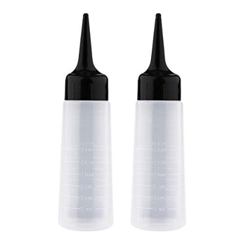 Yebeauty Hair Color Applicator Bottle, 2 Pack Hair Color Squeeze Bottle Applicator Bottle for Hair 150ml/5 Ounce Hair Color Applicator Bottle with Angled Tip