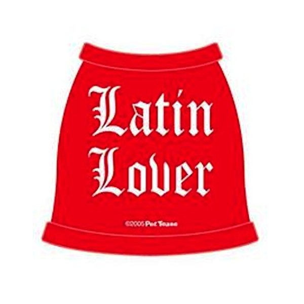 Pet Tease - Dog Shirt - Red Latin Lover - 2XL