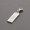 CHOORO Piano Keyboard Pendant Keychain Piano Zipper Pull Music Jewelry Gift for Pianist/Piano Teacher/Music Lovers (Piano Zipper Pull)