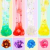 8 Pack Jelly Cube Crunchy Slime Kit, with Peach, Watermelon, Lemon,Blue Clear Slime, Super Soft & Non-Sticky, DIY Crystal Slime Party Favors for Girls Boys
