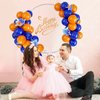 Balloons Blue and Orange, 50PCS Blue and Orange Latex Balloon, Blue and Orange Party Balloons Birthday Balloons Decoration for Girls Boys Birthday Party Baby Shower Bridal Shower Engagement