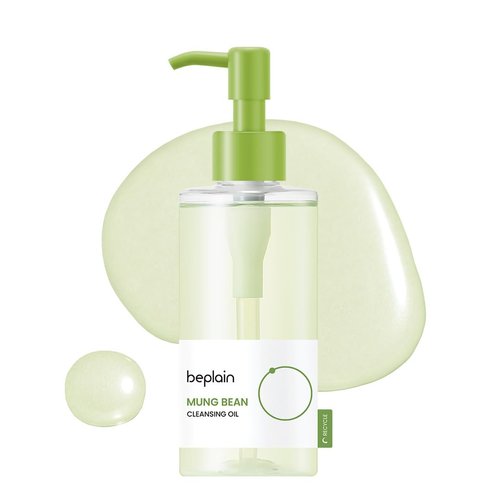 beplain Greenful Vegan Cleansing Oil 6.76 oz | Natural deep cleansing oil for Sensitive & Dry skin | Stubborn Makeup Remover | Gentle pore cleanser | Korean Cleansing Oil | k-beauty
