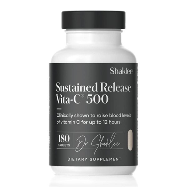 Shaklee - Sustained Release Vita-C - Vitamin C 500 mg for Immune Support - 180 Tabs