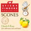 English Scone Mix, Lemon Poppyseed by Sticky Fingers Bakeries – Easy to Make English Scones Fresh Baked, Makes 12 Scones (1 pk)