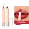 Melemando 8 Colors High Pigmented Smooth Matte Lip Liner Pencil, Waterproof Velvet Lipstick Pen, Professional Lip Liner for Girls and Women (03)