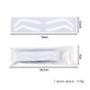 10pairs Type A Airbrush Eyebrow Stickers Eyebrow Auxiliary Sticker Disposable Microblading Eyebrow Stencil Shaping Sticker for Brow Shaping (White-Type A)