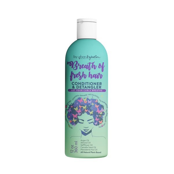 Urban Hydration Breath of Fresh Hair Conditioner & Detangler | Helps Repair Damage, Moisturizes, Reduces Dandruff, Dentangles, Softens for Healthy and Shiny Hair, Safe for All Hair Types | 12 Ounces