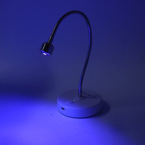 Chazcool Gel x Nail Lamp, USB Led Nail Lamp for Gel Nails, Gooseneck Gel Nail Light, Professional Cordless Nail Dryer for Home Salon Manicure