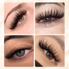 ABONNIE Classic Lash Extensions, Premium Cashmere Individual Lash Extensions, 0.05 Thickness C Curl Lash Extensions, 11mm Lash Tray, Semi Permanent Eyelashes, Professional Salon Use(11mm, 0.05-C)