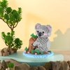 Larcele Animal Series Micro Building Blocks Animal Set, DIY Mini 3D Building Toy Bricks,1000 Pieces KLJM-07 (Koala)