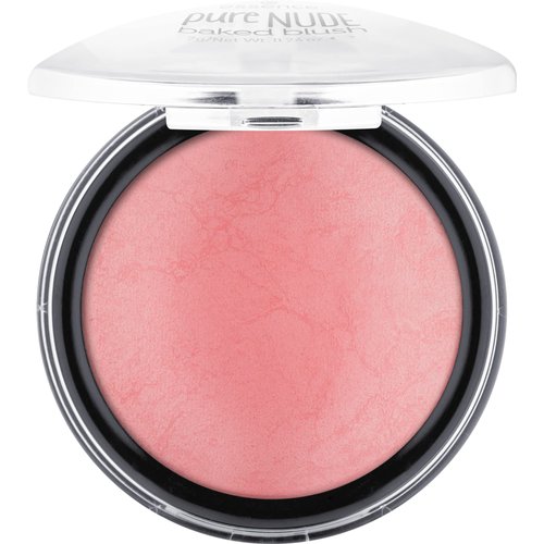 essence | Pure Nude Baked Blush | Highly Pigmented Baked Texture for a Bright, Healthy Glow | Available in 8 Gorgeous Shimmery Shades | Vegan & Cruelty Free (07 Cool Coral)
