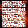 96 PCS Firefighter Fireman Temporary Tattoos Sticker Car Fire Truck Themed Birthday Party Decorations Favors Supplies Gifts Boys Girls Baby Shower Adult Cute Tattoo School Prizes Reward Themed