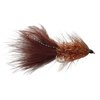 Feeder Creek Crystal Woolly Bugger Fly Fishing Flies | Fly Fishing Lures | Trout Flies | Bass Flies | Streamer Flies | 12pc Handmade Wet Streamer Flies for Freshwater Fishing, Brown