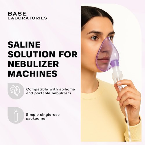 Base Labs Saline Solution for Nebulizer - 3% and 7%