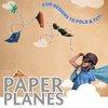 Fun With: Paper Planes - Build & Fly Activity Set, 60 Folding Paper Sheets, 16 Unique Designs, Instruction Book, Elastic Bands & Clips, Kids Ages 8+