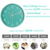 Jdelai Indoor Silent Non-Ticking Quartz Modern Simple Wall Clock Digital Quiet Sweep Movement Office/Kitchen/School/Living Room Decor 10 Inch