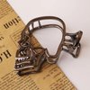 Hair Clips Skull Claw Clips Metal Black Claw Clips Skull Head Shape Design Hair Accessories for Women Girls Thick Thin Hair Cosplay Halloween Decorations 1PCS