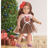 sweet dolly 18 Inch Christmas Doll Clothes Costumes, Doll Accesories, 18 Inches Doll Christmas Party Dress Snow Man Gingerbread Man Outfits for 18 inch Doll