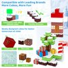 HEVARAL 100PCS Magnetic Blocks, Magnetic Building Blocks Set for Boys Girls, Build Magnet Blocks Set with Christmas-Themed, Magnetic Tiles for Kids STEM Sensory Toys, for Kids Ages 3 4 5 6 7 8 9