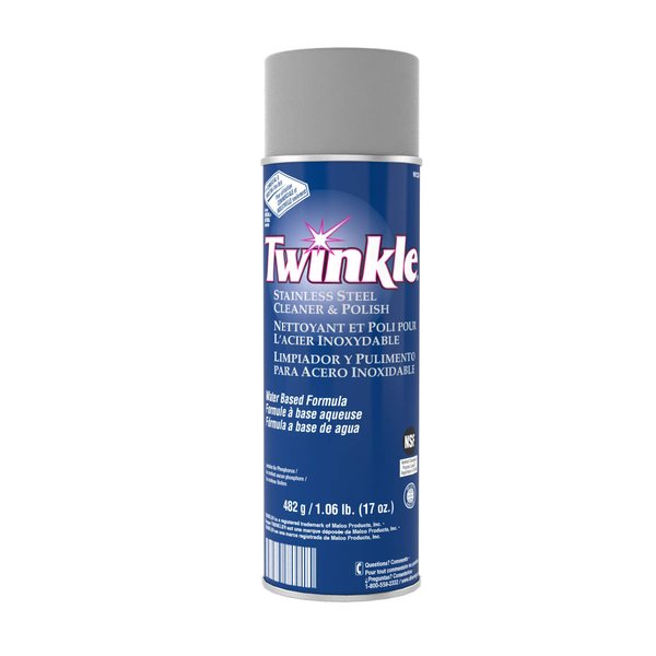 Diversey twinkle Stainless Steel Cleaner & Polish, 17 Oz