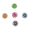 Multi Colour With Multi Stone Bindi With Round Stone for Women's | Multi Colour Kumkum Bindi,Sticker Bindi, Small Ethnic Bindi, Tikka for Women’s