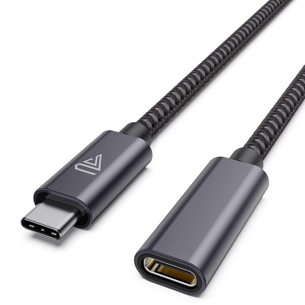 USB C Extension Cable (20Gbps/240W/3.3Ft), Faracent USB 3.2 Type C 3.1 Male to Female Extension Charging & Sync for iPhone 16 15 Pixel PSVR2 MacBook Air Pro/New iPad Dell XPS Surface Book and More