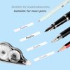Dicatlon 10-Count pack White Out Easy to Use Correction Tape Quick Dry Tear Resistant Shaped Applicator Instant Corrections Correct Wrong Writing At Any Time For Office Students school Home