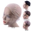 Lace Front Wig Cap for Making Wigs with Adjustable Strap Glueless Weaving Cap Wig Caps Swiss Lace Hairnet (Blonde S 21inch)