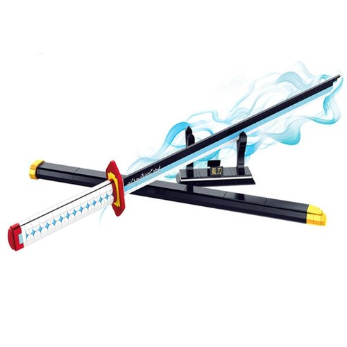 Demon Slayer Swords giyuu tomioka sword Compatible with Lego,demon slayer sword Building Block Set with Scabbard and Stand,695pcs Anime Swords Building Set,Suitable for Adults and Children 6+Gift Set.