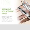 Honeybee Gardens Quad Eye Shadow Compact in Skinny Dip, Pink, Beige, Nude Tones, Refillable & Customizable, Vegan, 4 Pack 26mm Pans