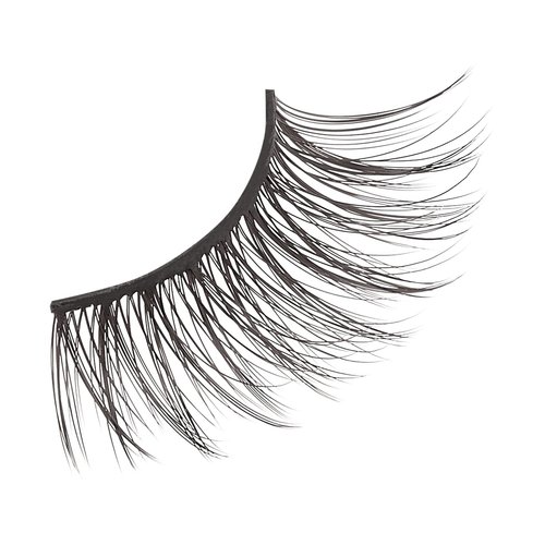 KISS Magnetic Eyeliner & Lash Kit, Tempt, 1 Pair of Synthetic False Eyelashes With 5 Double Strength Magnets and Smudge Proof, Biotin Infused Black Magnetic Eyeliner with Precision Tip Brush