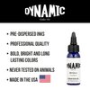 Dynamic Color Co Blue Tattoo Ink (1oz Bottle): Vibrant, Sterilized, Vegan & USA-Made Since 1990 – Trusted by Artists Worldwide