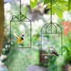 3 Pack Hummingbird Swing Hummingbird Perch Bird Swing Metal Frame Metal Frame Hummingbird Swing with Wooden Dowel Outdoor Bird Perch (3PK)