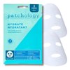Patchology Hydrating Face Mask with Hyaluronic Acid - Fast Acting Skincare Treatment, Moisturizing Sheet Masks for Men & Women with Skin Hydration Boost that moisturizes and softens face - 2 Count