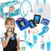 IVENRXIU Doctor Kit for Kids,15 Pcs Kids Doctor Kit for Toddlers 3-5, Kids Doctors Play Set with Medical Bag, Real Kids Stethoscope, Pretend Play Toys for Boys Girls Halloween Christmas Birthday Gifts